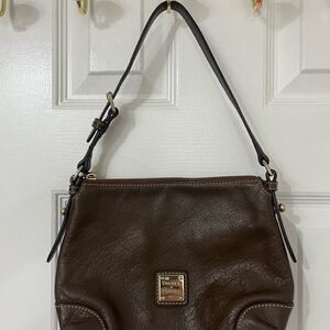 Dooney & Bourke Brown Leather Shoulder Bag